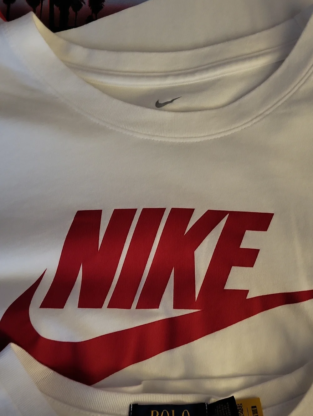 (3) T SHIRTS  2 NIKE DRI FIT & 1 BRAND NEW POLO  MENS MED